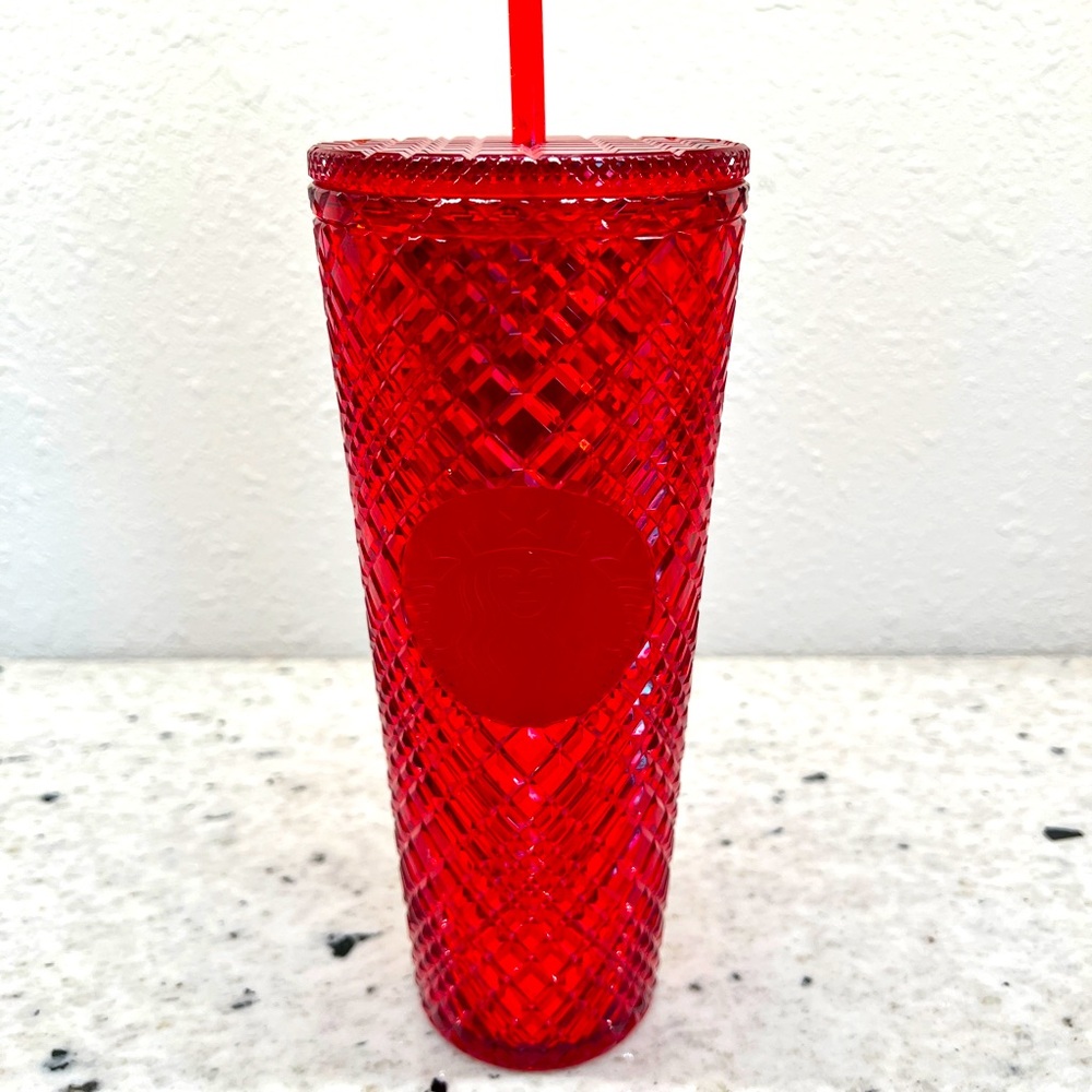 Starbucks Red Bling Tumbler